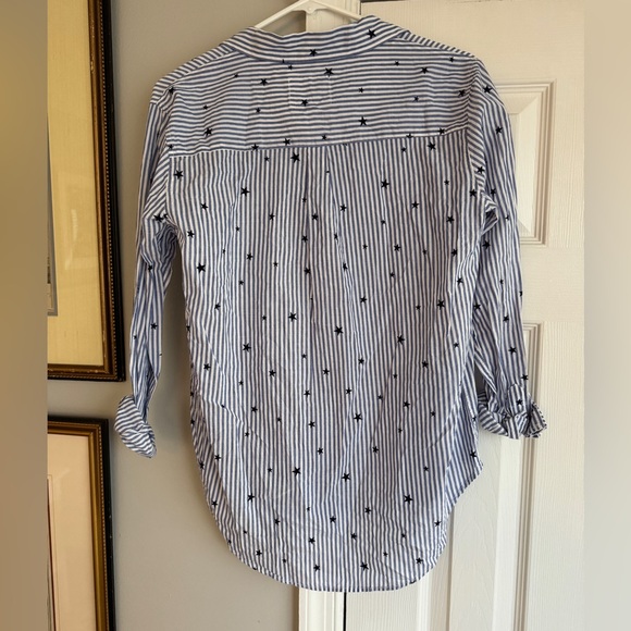 NWT Rails Rocsi Flocked Star Print Shirt - Picture 5 of 5